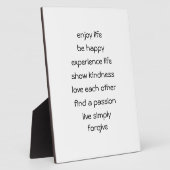 Spiritueel berichtenplatform voor het pad van het fotoplaat (Zijkant)