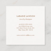 Spiritueel Derde Oog-Logo Visitekaartje (Achterkant)