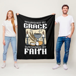 Spiritueel geloof en genade – Bemoedigende christe Fleece Deken