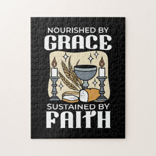 Spiritueel geloof en genade – Opbeurende christeli Legpuzzel