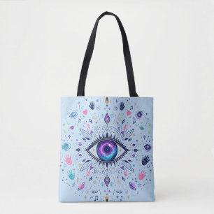 Spiritueel kosmisch ontwerp draagtas