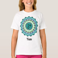 Spiritueel Mandala Yoga Om Symbol Blue Gepersonali