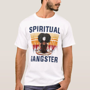 Spiritueel meisje Gangster Gangsta Verlichting Vin T-shirt