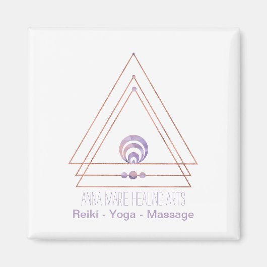 Spiritueel New age en metafysisch | PAARS Magneet (Voorkant)