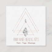 Spiritueel New age en metafysisch Vierkante Visitekaartje (Voorkant)