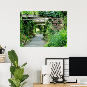 Spiritueel pad Inspirerend Poster