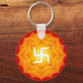 Spiritueel Swastika Sleutelhanger (Voorkant)