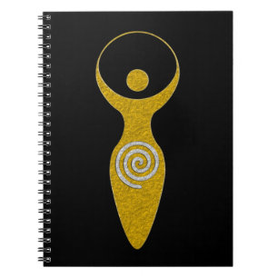 Spiritueel Symbool - Godin Van Aarde Gaya 1 Vlam Notitieboek