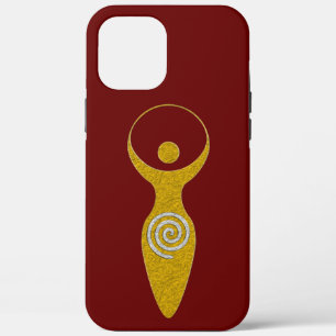 Spiritueel symbool - godin van Earth Gaya 1 Flamel iPhone 12 Pro Max Hoesje