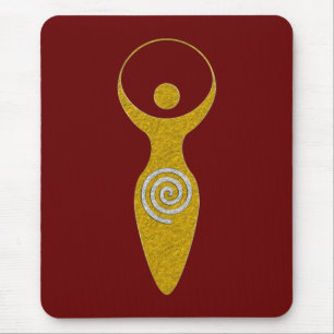 Spiritueel symbool - godin van Earth Gaya 1 Flamel Muismat