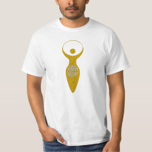 Spiritueel symbool - godin van Earth Gaya 1 Flamel T-shirt
