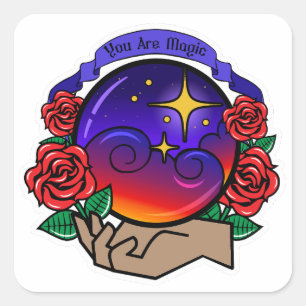 Spiritueel U bent magische Sticker