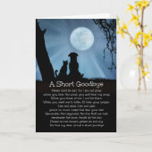 Spiritueel verlies van hond, Kat Sympathie Kaart m (Gele Bloem)