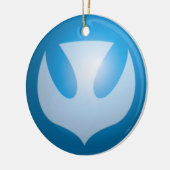 Spiritueel vredessymbool keramisch ornament (Links)