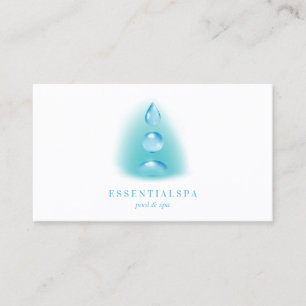 Spiritueel Water druppels reiki yoga zen Visitekaartje