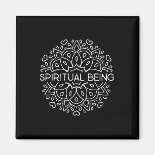 Spiritueel Wezen In Mandala Yoga - 9 Punts Ster H Magneet