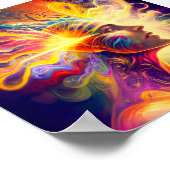 Spirituele aura, Wall Afbeelding Art Hanging Poster (Hoek)