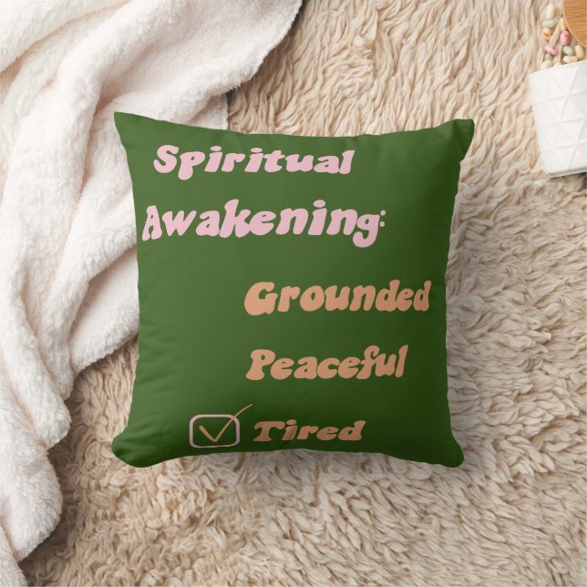 Spirituele Awakening Funny Kussen (Deken)