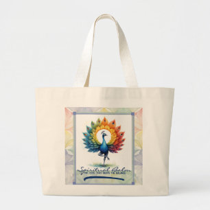 Spirituele Balsem   Houdt het Evenwicht Grote Tote Bag
