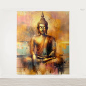 Spirituele Boeddha Wandkleed (Voorkant)