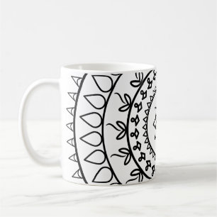 Spirituele cirkel rond Mandala tattoo Koffiemok