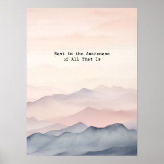 spirituele citaten mindfulness muur kunst poster
