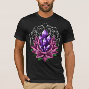 Spirituele Crystals Lotus T-shirt
