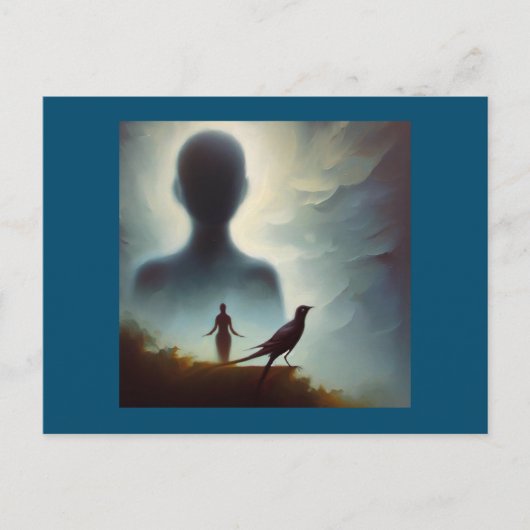 Spirituele Dier Spotvogel 1 Briefkaart (Voorkant)