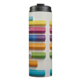 Spirituele en kosmische connotatie thermosbeker