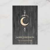 Spirituele Energie Heiler Reiki Moon Phase Yoga Visitekaartje (Voorkant)