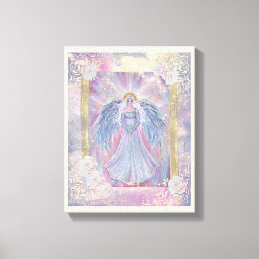 Spirituele engel of licht hevig door Renee Lavoie Canvas Afdruk (Voorkant)