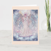 Spirituele engel van lichte wenskaarten door Renee