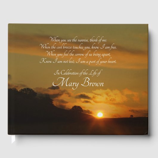 Spirituele feestdag gastenboek (Voorkant)