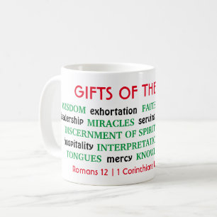 SPIRITUELE GESCHENKEN VAN SPIRIT CHRISTELIJK KOFFIEMOK