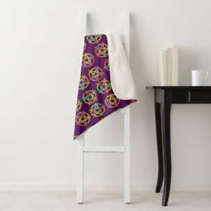 Spirituele gesmolten alchemie sherpa deken