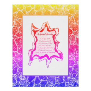 Spirituele hiërarchie perfect poster