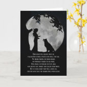 Spirituele hondensympathie kaart (Gele Bloem)