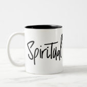 Spirituele Hooligan Big Script-Mok Tweekleurige Koffiemok (Links)