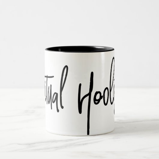 Spirituele Hooligan Big Script-Mok Tweekleurige Koffiemok (Center)