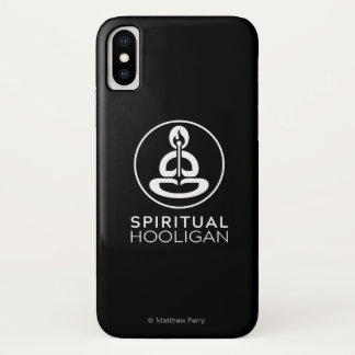 Spirituele hooligan klassieke telefoontas zwart iPhone x hoesje
