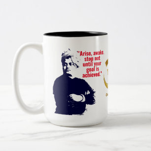 Spirituele inspiratie Swami Vivekananda Yoga Tweekleurige Koffiemok