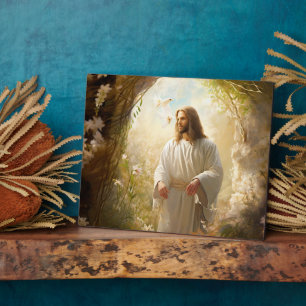 Spirituele Jesus Plaque Fotoplaat