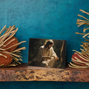 Spirituele Jesus Plaque Fotoplaat