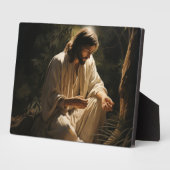 Spirituele Jesus Plaque Fotoplaat (Zijkant)
