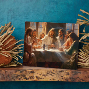 Spirituele Jesus Plaque Fotoplaat