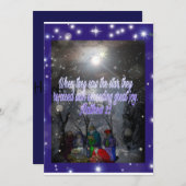 spirituele kerstkaart (Voorkant / Achterkant)