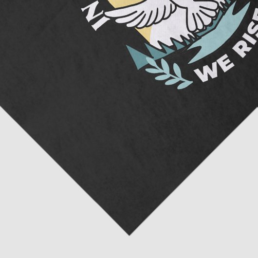 Spirituele kracht in God – Verheffende Christelijk Tissuepapier (Detail)