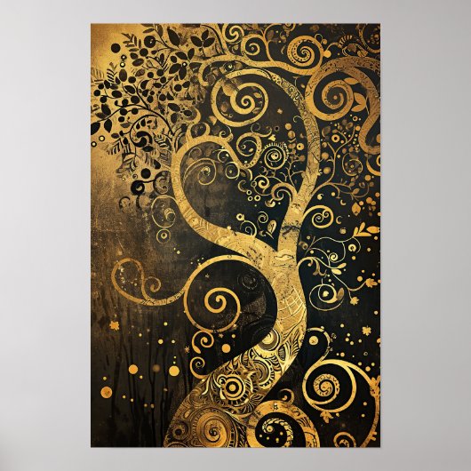 Spirituele levensboom poster (Voorkant)