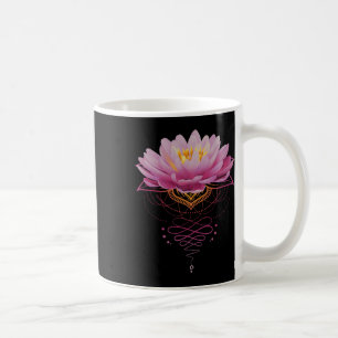 Spirituele Lotusbloem Unalome Zen-meditatie Yoga Koffiemok
