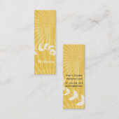 Spirituele Meditation Coach Mini Visitekaartje (Voorkant / Achterkant)